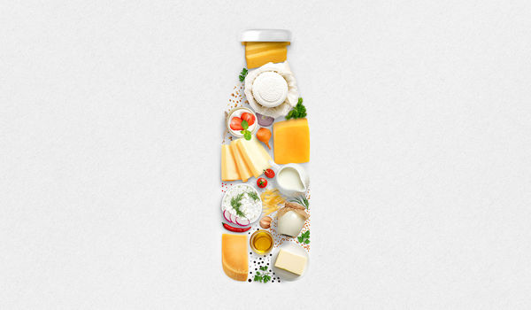 Fotografia a grafika - Milk Agro